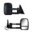 Retrovisor Americano Reboque Amarok 2012-2023 Preto - Imagem 2