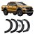 Alargador Para-lamas Ford Ranger 2016 À 2019 Preto - Imagem 6