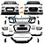 Kit Parachoque Rs3 Para Audi A3 E S3 2017-2020 Com Grade - Imagem 1