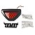 Brake Light Universal F1 12 Leds Triângular  22cm Vermelho - Imagem 4