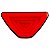 Brake Light Universal F1 Led Gel Triângular  22cm Vermelho - Imagem 1