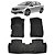 Jogo Tapete Bandeja Honda Civic G9 2012 até 2016 Automotivo - Imagem 1