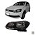 Farol Gol G6 Voyage Saveiro 2012 Até 2016 Máscara Negra LE Motorista - Imagem 1