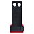 Luva Grip Eagle Claw (par) - Preto c/ Vermelho - NC Extreme - Imagem 2