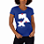 Camiseta Baby Look Basic Azul Royal - Max Titanium - Imagem 1