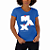 Camiseta Baby Look Azul Céu - Max Titanium - Imagem 1
