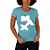 Camiseta Baby Look Force Azul Claro - Max Titanium - Imagem 1