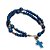 Pulseira Terço Infantil Azul Regulável Cruz Resinada - Imagem 8