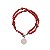 Pulseira Terço Mad Vermelha 4MM C/Esp Santo Niq Color - Imagem 4