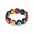 Pulseira Infantil Madeira Colorida C/Santos - Imagem 2