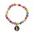 Pulseira Colorida Pulso Infantil Anjo Da Guarda De Flor - Imagem 4