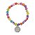 Pulseira Colorida Pulso Infantil Anjo Da Guarda De Flor - Imagem 3