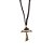 Colar Tau Metal C/Cristo Ov Cordão  Com Nó - Imagem 4