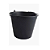 Balde Para Concreto Pvc 12lts Preto Zumplast - Imagem 1