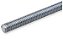 Barra Roscada Galvanizada Nc 3/8x1Mt - Imagem 1