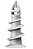 Bucha Parafuso Dryfix 40x40 Cartela Riberfix - Imagem 1