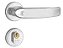 Fechadura Externa com Roseta 4181 40mm Cromado Galaxy Aliança - Imagem 1