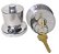 Fechadura Tubular 90mm Super Cromada Lockwell - Imagem 1