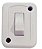 Interruptor com 1 Tecla Simples 57400/104 Tramontina - Imagem 1