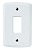 Placa 1 Posto Vertical Lux² 4x2 Tramontina - Imagem 1