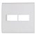 Placa 2 Postos Liz 4x4 - 57106/023 Tramontina - Imagem 1