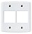 Placa 4 Postos Lux² 4x4 - 57105/026 Tramontina - Imagem 1