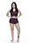 Shortdoll caveira Virginia alcinha feminino verão ref 003 - Imagem 1