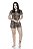 Shortdoll onça manga feminino verão ref 004 - Imagem 2