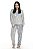 Pijama Ultra Soft Bolinha Cinza - Imagem 1