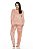 Pijama Ultra Soft Coracao Salmon - Imagem 1