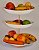 Fruteira Moderna 3 Andares Com Base Madeira - Imagem 6