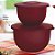 CONJUNTO TIGELA MURANO TUPPERWARE MARSALA - ( 2,5L e 1,3L ) - Imagem 1