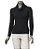 BLUSA PRETA COM GOLONA - Imagem 1