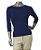 BLUSA BÁSICA GUINÉ AZUL NOTURNO MANGAS 3/4 - Imagem 1
