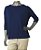 BLUSA AMPLA AZUL NOTURNO - Imagem 1