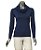 BLUSA COM GOLONA MARINHO - Imagem 1