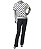 BLUSA LISTRADA COM BARRADO - Imagem 2