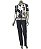 BLUSA ESTAMPADA COM BARRADO - Imagem 2