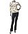 BLUSA ESTAMPADA COM MANGAS 3/4 LINHAS - Imagem 3