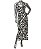 VESTIDO ESTAMPADO CRUZADO - Imagem 1