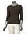 BLUSA BÁSICA GUINÉ CAFÉ MANGAS 3/4 - Imagem 1