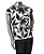 BLUSA ESTAMPA SUMI-E SEM CAVAS - Imagem 1