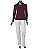 BLUSA COM GOLONA BERINJELA - Imagem 2