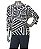 BLUSA MANGAS MORCEGO LISTAS - Imagem 1