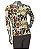 BLUSA MANGAS 3/4 ESTAMPA ABSTRATA - Imagem 1