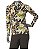 BLUSA COM GOLONA ESTAMPA ABSTRATA - Imagem 1