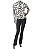 BLUSA ESTAMPADA COM BARRADO - Imagem 2