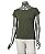 BLUSA BÁSICA GUINÉ VERDE SEM CAVAS - Imagem 1