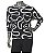 BLUSA ESTAMPA CURVAS COM MANGAS DOLMAN - Imagem 1