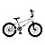 BICICLETA BMX PROX S5 BRANCO E PRETO ARO 20 - Imagem 1